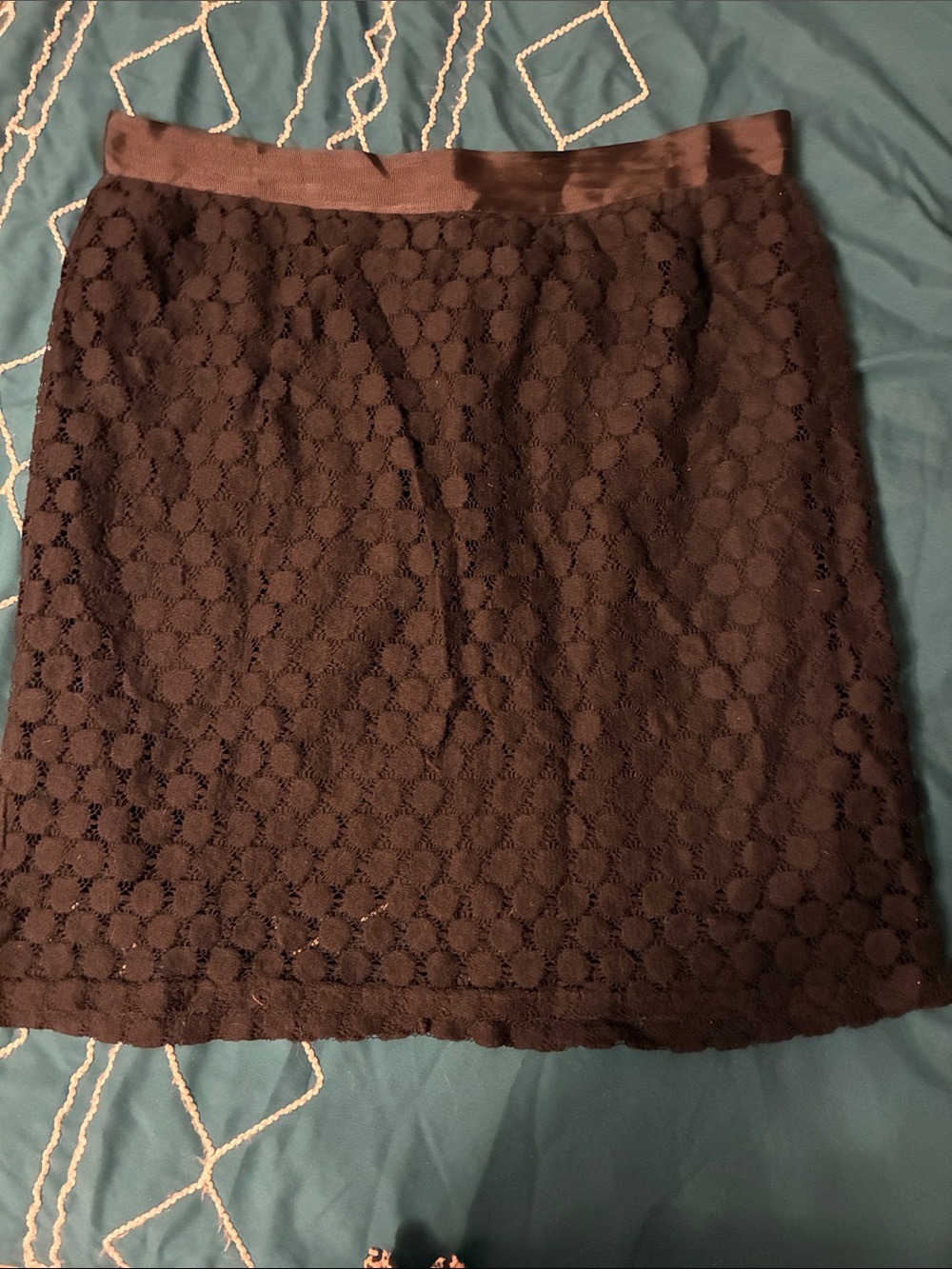 Solitaire Black Lace Mini Skirt